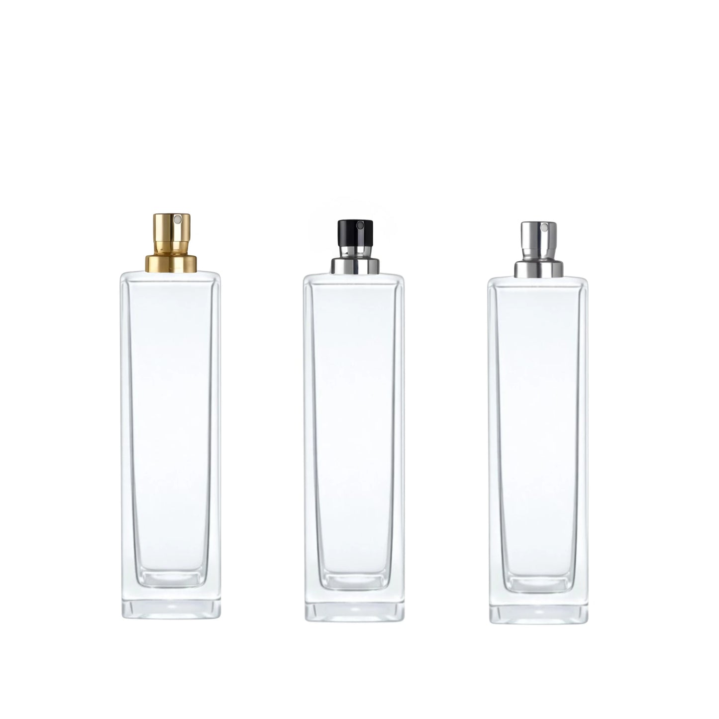30ml Klee Clear Square Glass Bottle
