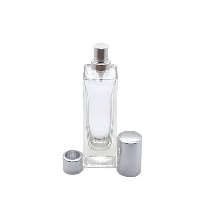 30ml Klee Clear Square Glass Bottle