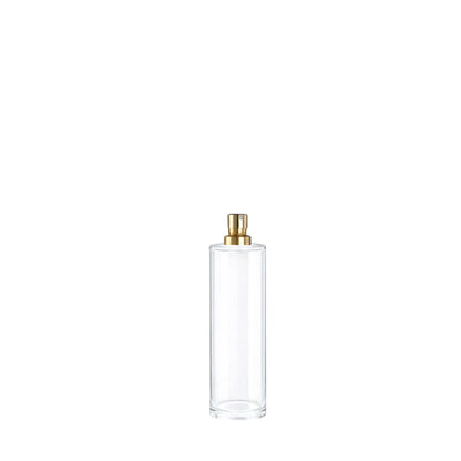 30ml Tall Cuban Clear Round Glass Bottle