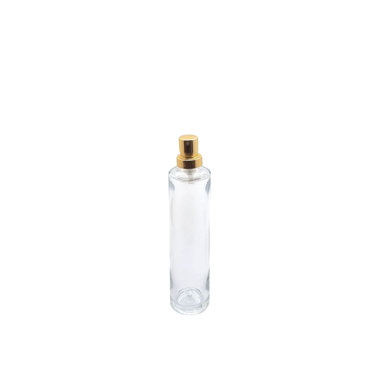 30ml Tall Cuban Clear Round Glass Bottle