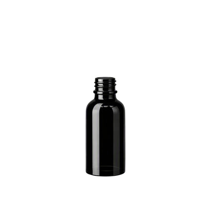 30ml Black Round Glass Dropper Bottle