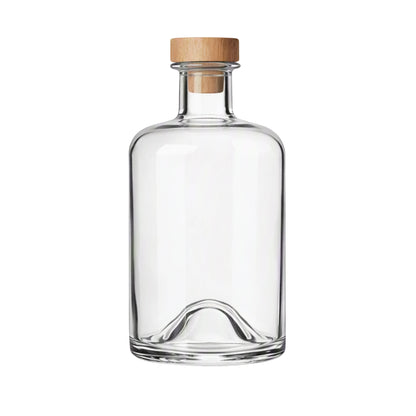 500ml Apotheker/Herbalist Clear Glass Bottle