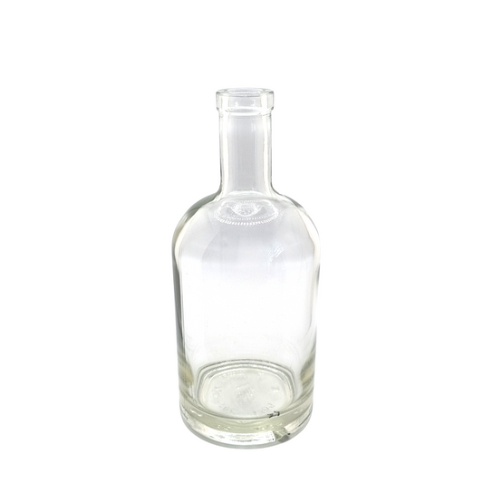 500ml Hermes Clear Round Glass Bottle