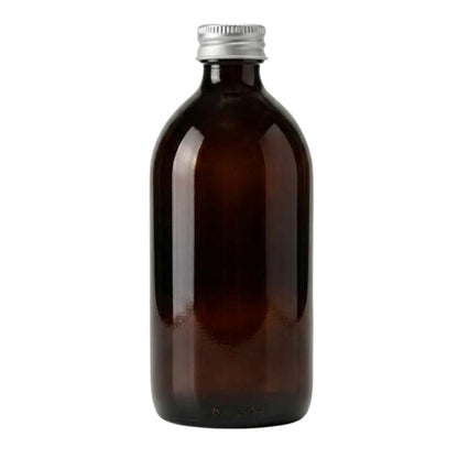 500ml Alpha/Sirop Amber Round Glass Bottle