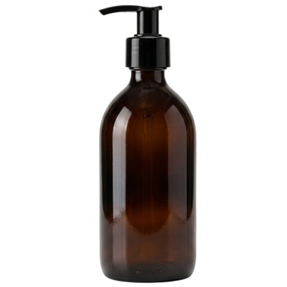 500ml Alpha/Sirop Amber Round Glass Bottle