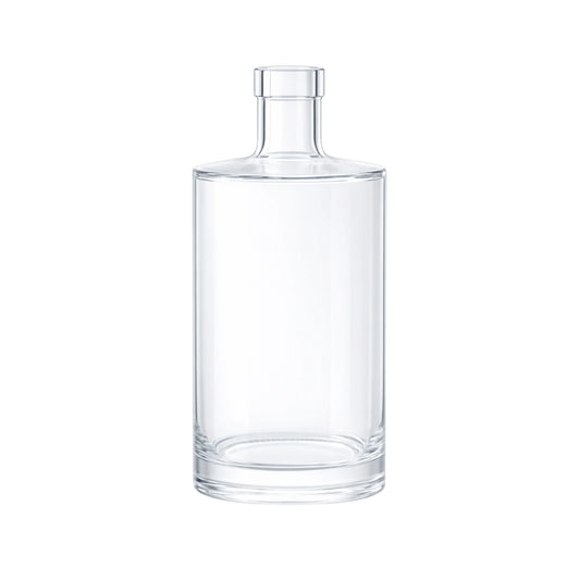 500ml Gallileo Standard Clear Round Glass Bottle