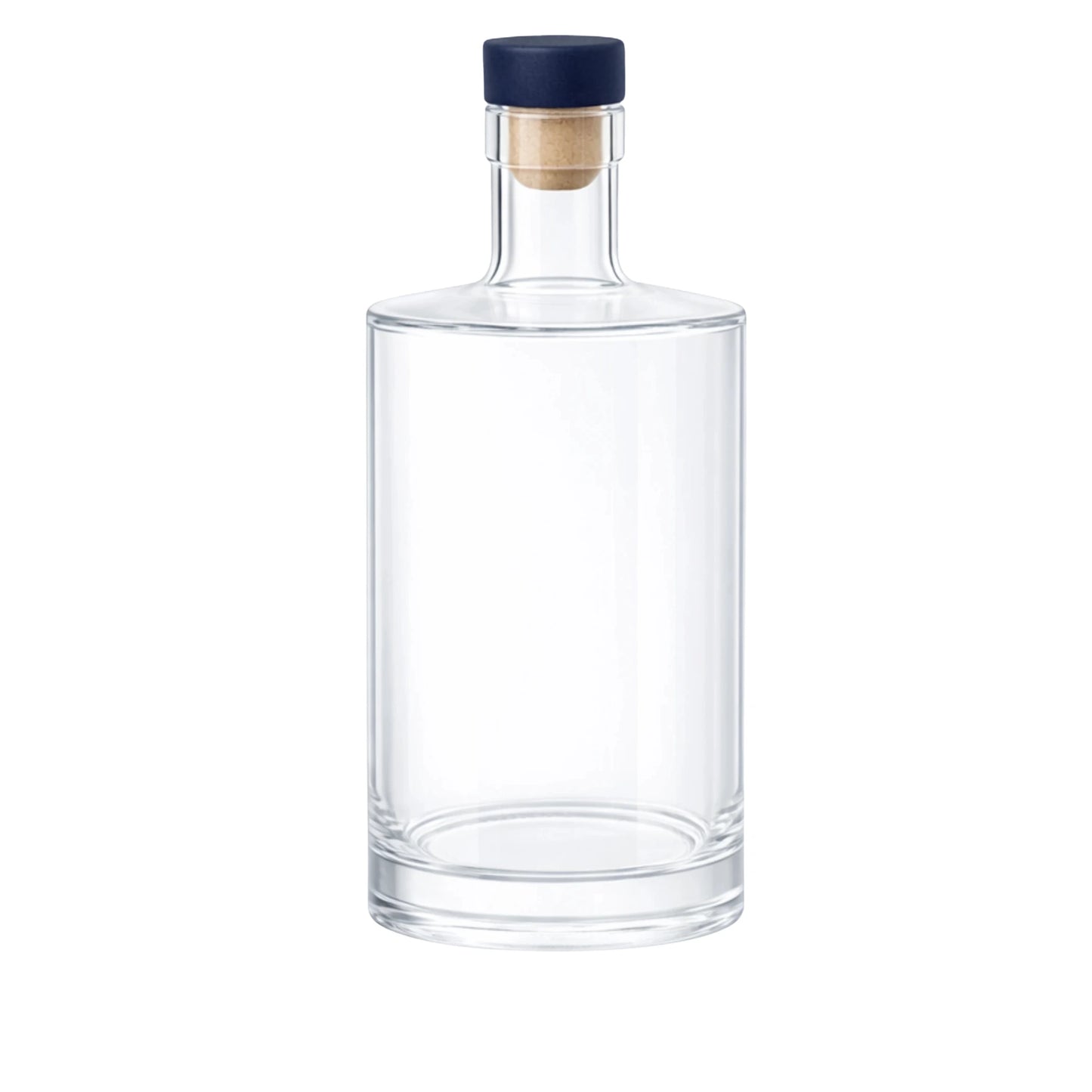 500ml Gallileo Standard Clear Round Glass Bottle