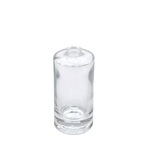 50ml Charlotte Clear Round Glass Bottle
