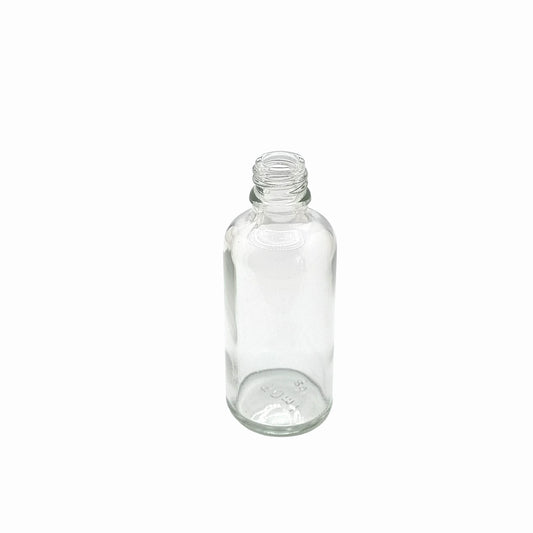 50ml Dropper Clear Round Glass Bottle