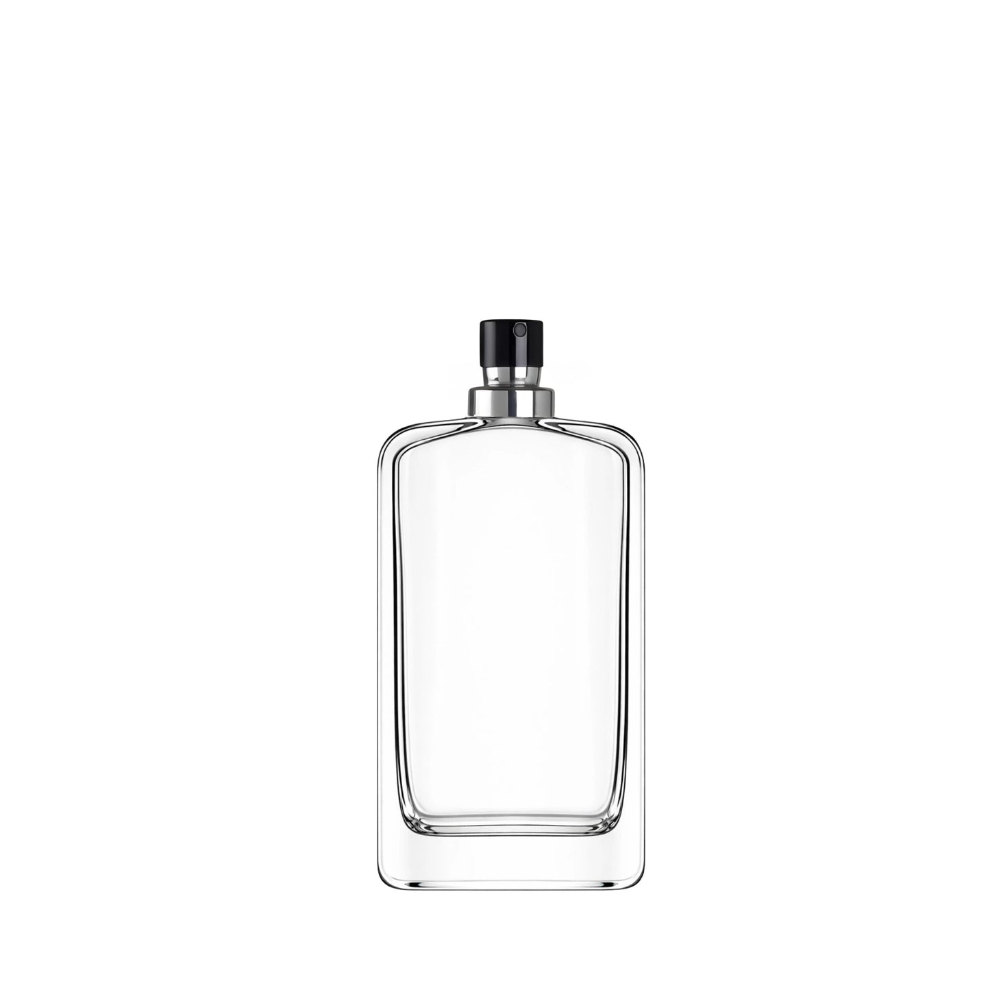 50ml Dali Clear Rectangle Glass Bottle