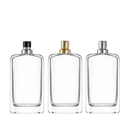 50ml Dali Clear Rectangle Glass Bottle