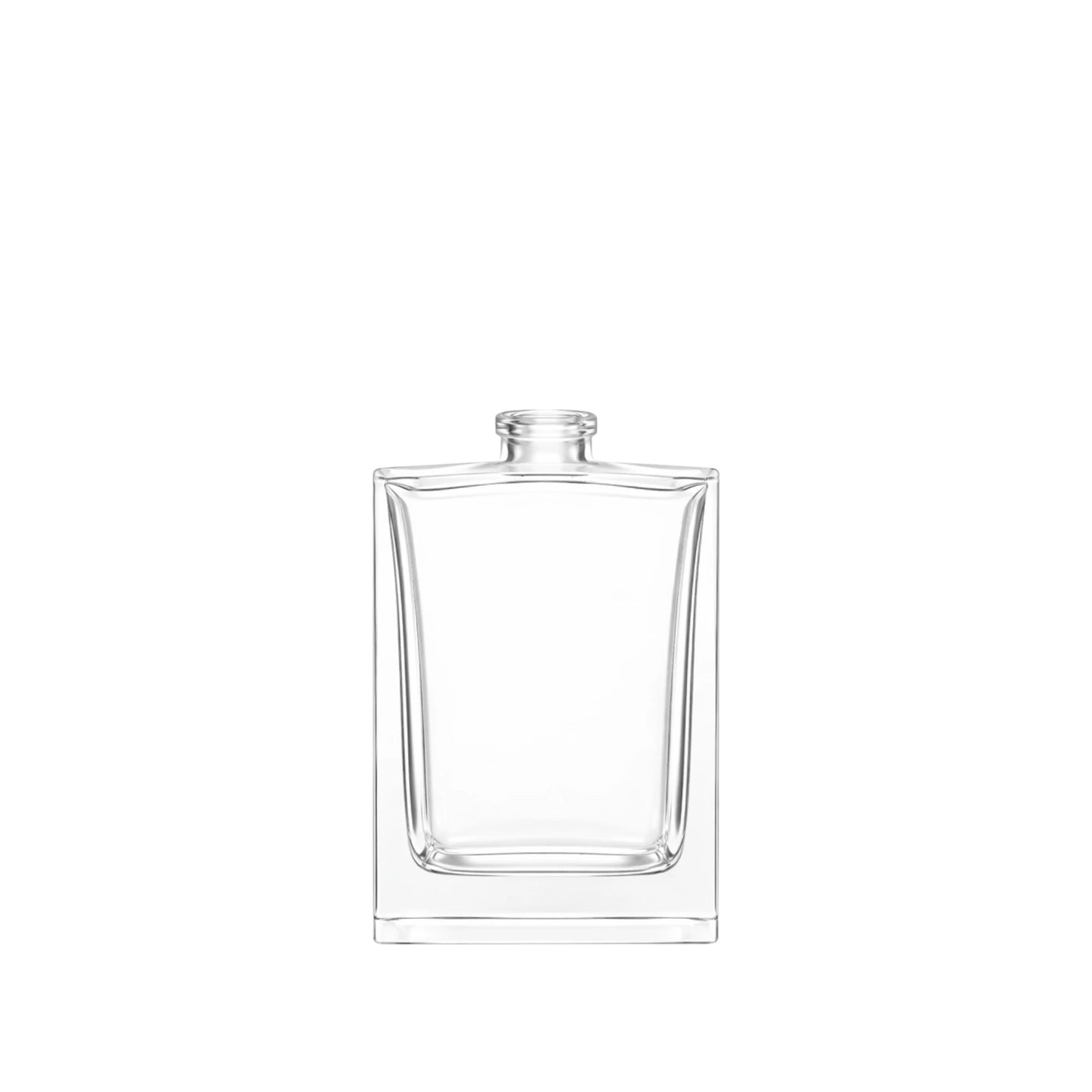50ml Janice Clear Rectangle Glass Bottle