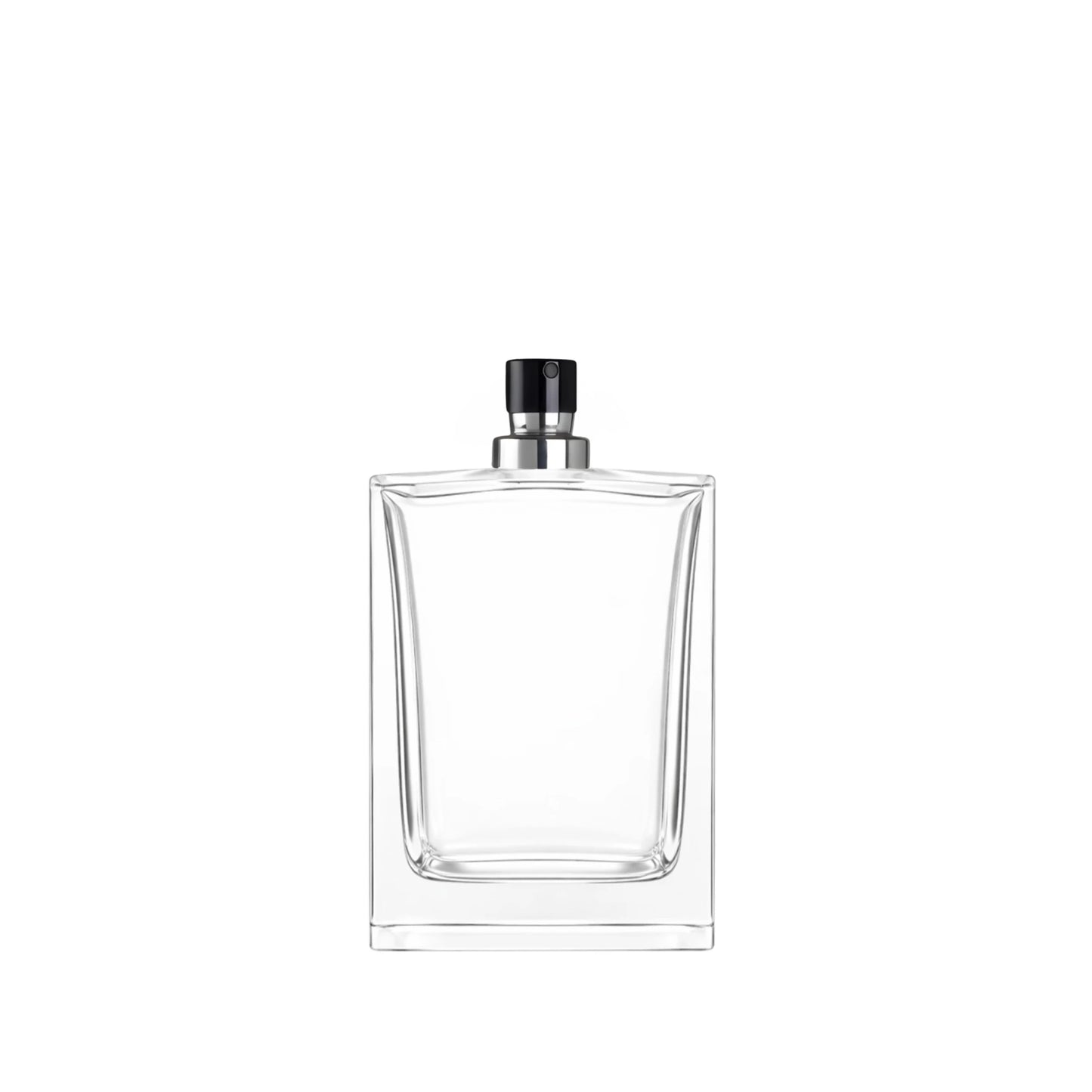 50ml Janice Clear Rectangle Glass Bottle