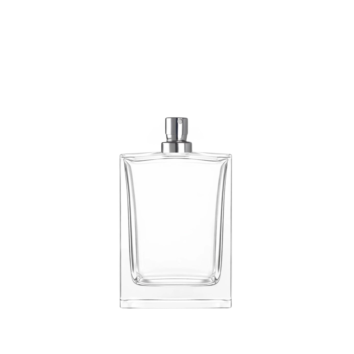 50ml Janice Clear Rectangle Glass Bottle