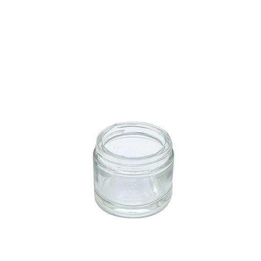 50ml Tizianno Clear Glass Round Jar (Pallet Qty 5,415 Units)