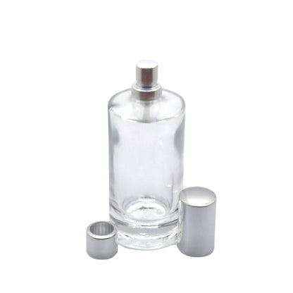 50ml Charlotte Clear Round Glass Bottle