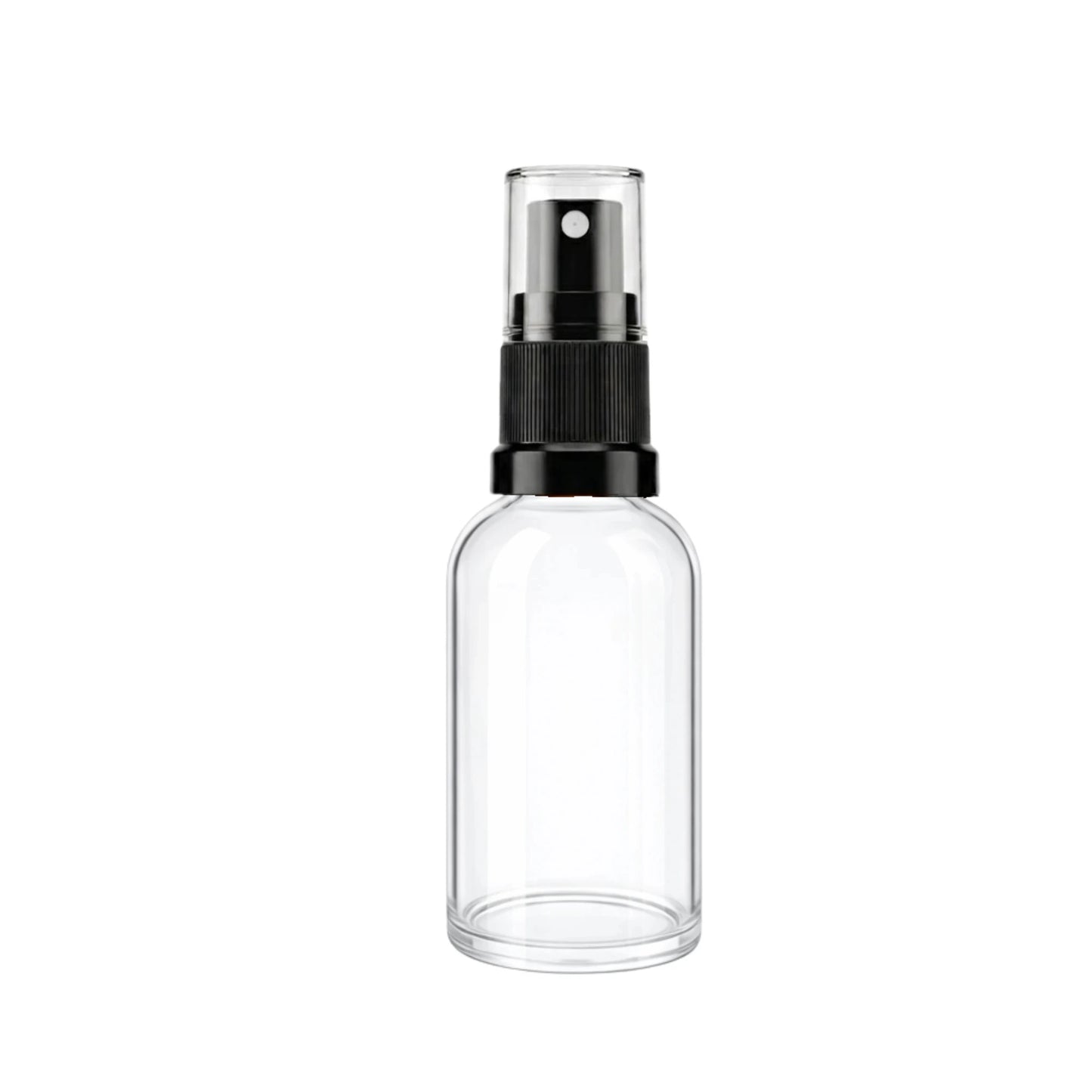 50ml Dropper Clear Round Glass Bottle