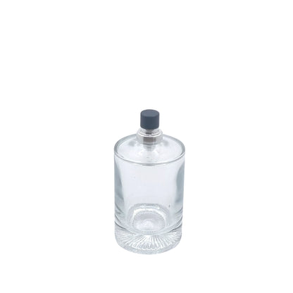 50ml black atomiser perfume bottle in glass