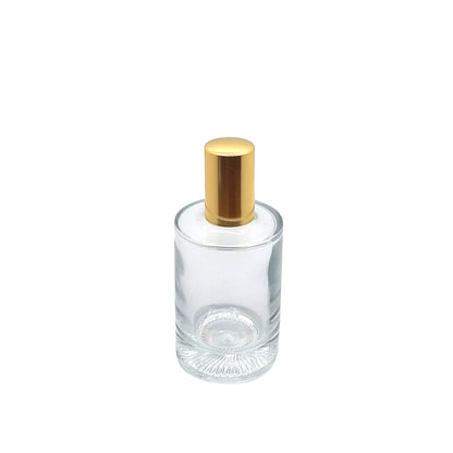 50ml Durer Clear Round Glass Bottle (Pallet Qty 5,184 Units)