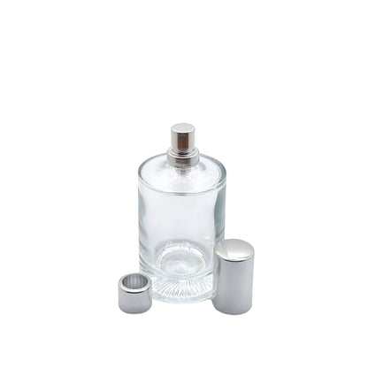 50ml Durer Clear Round Glass Bottle (Pallet Qty 5,184 Units)