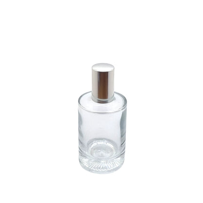 50ml Durer Clear Round Glass Bottle (Pallet Qty 5,184 Units)