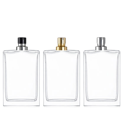 50ml Everest Clear Rectangle Glass Bottle
