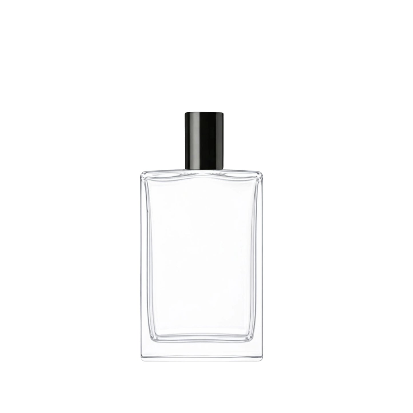 50ml Everest Clear Rectangle Glass Bottle