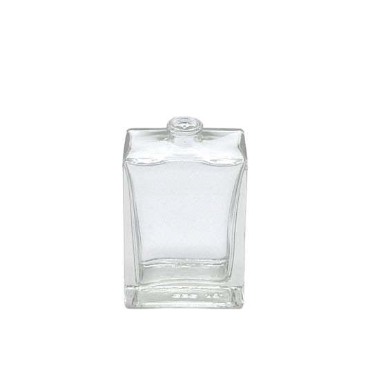 50ml Everest Clear Rectangle Glass Bottle