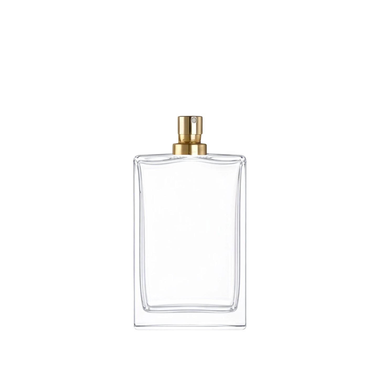 50ml Everest Clear Rectangle Glass Bottle