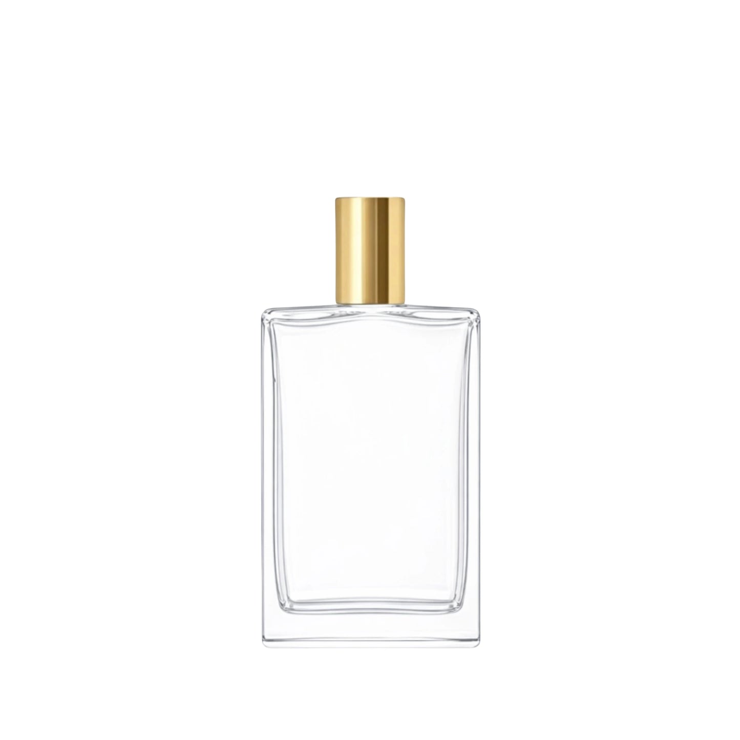 50ml Everest Clear Rectangle Glass Bottle