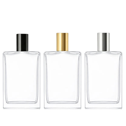 50ml Everest Clear Rectangle Glass Bottle