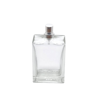 50ml Everest Clear Rectangle Glass Bottle