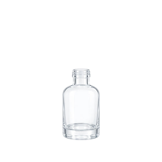 50ml Gallileo Standard Clear Round Glass Bottle