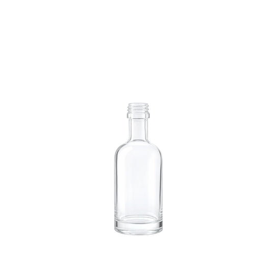 50ml Hermes Clear Round Glass Bottle