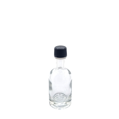 50ml Hermes Clear Round Glass Bottle