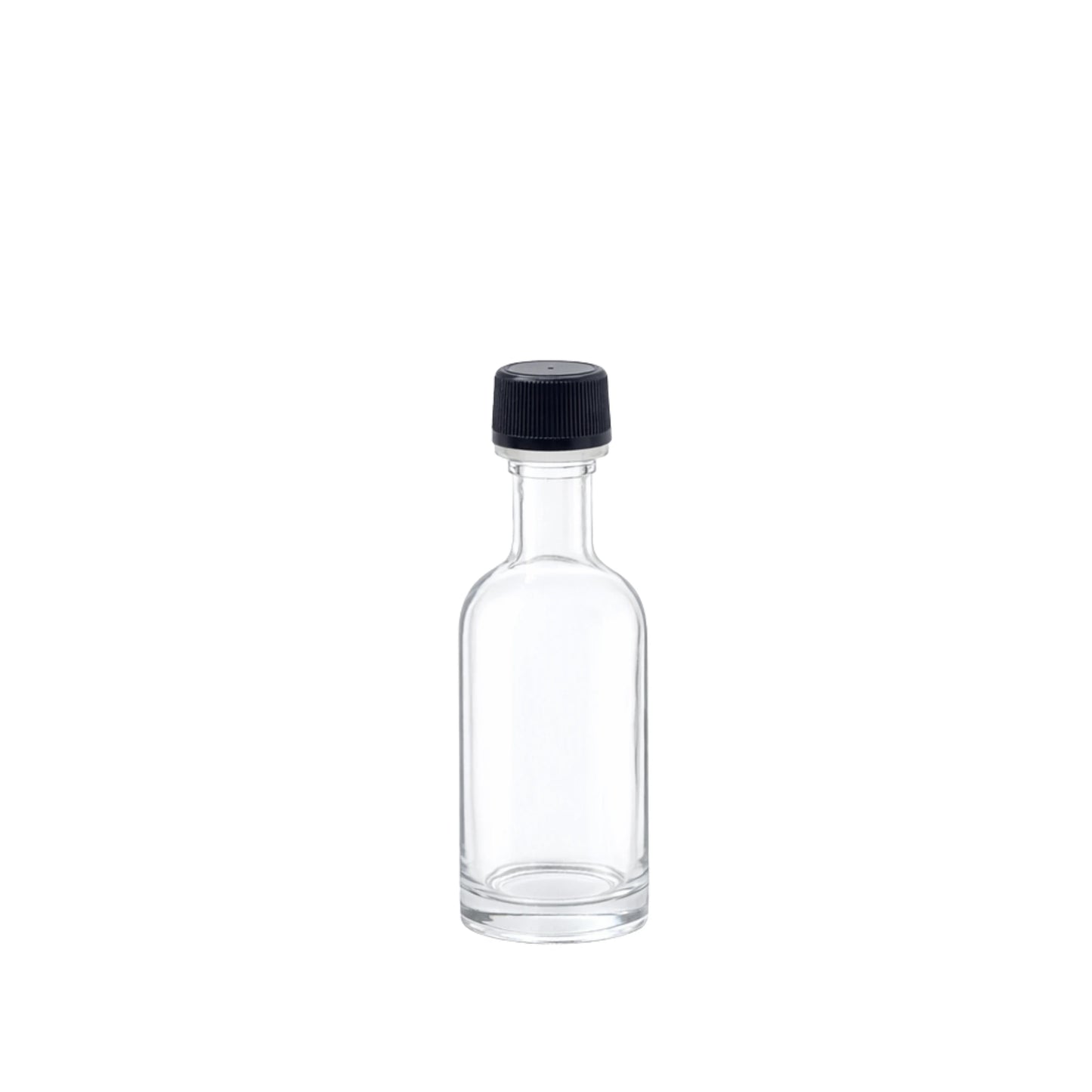 18mm Black Tamper Evident Plastic Cap