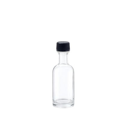 18mm Black Tamper Evident Plastic Cap