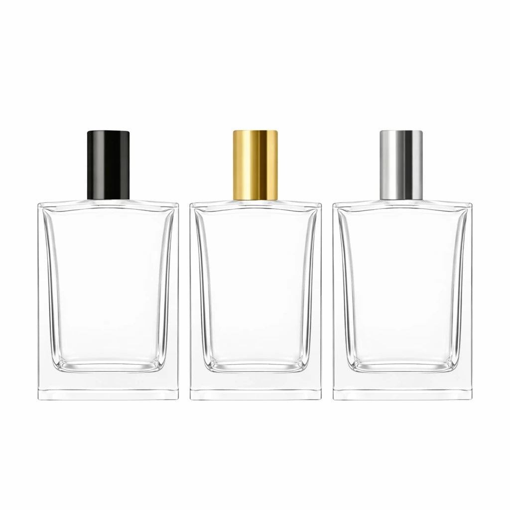50ml Janice Clear Rectangle Glass Bottle