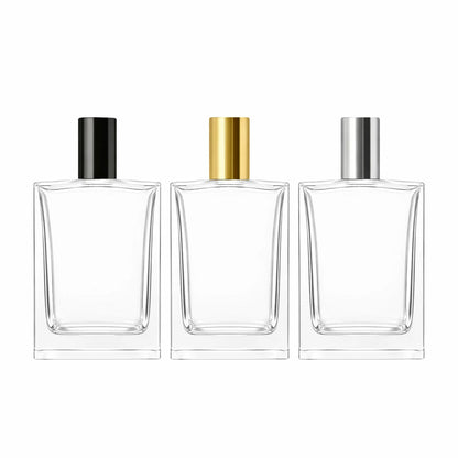 50ml Janice Clear Rectangle Glass Bottle