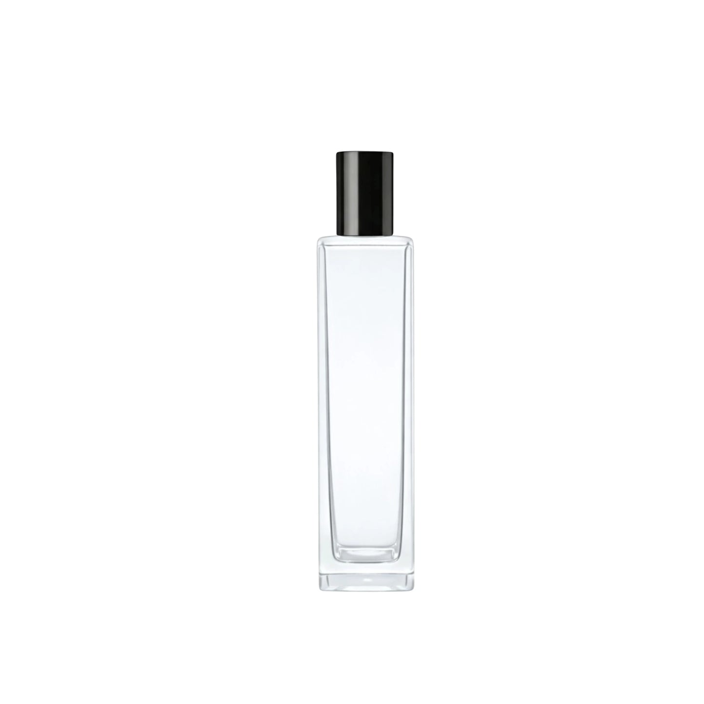 50ml Klee Clear Square Glass Bottle