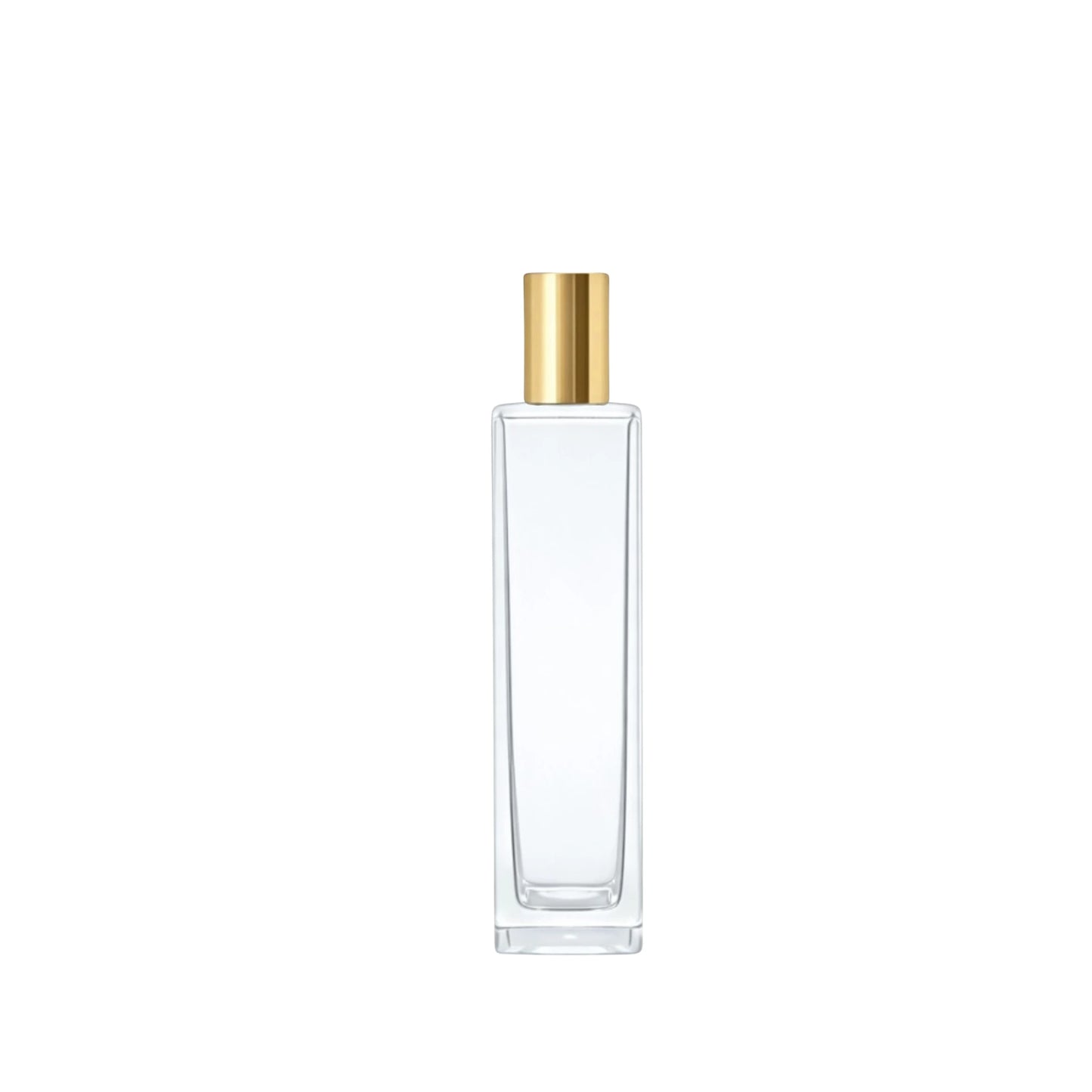 50ml Klee Clear Square Glass Bottle