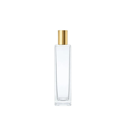 50ml Klee Clear Square Glass Bottle
