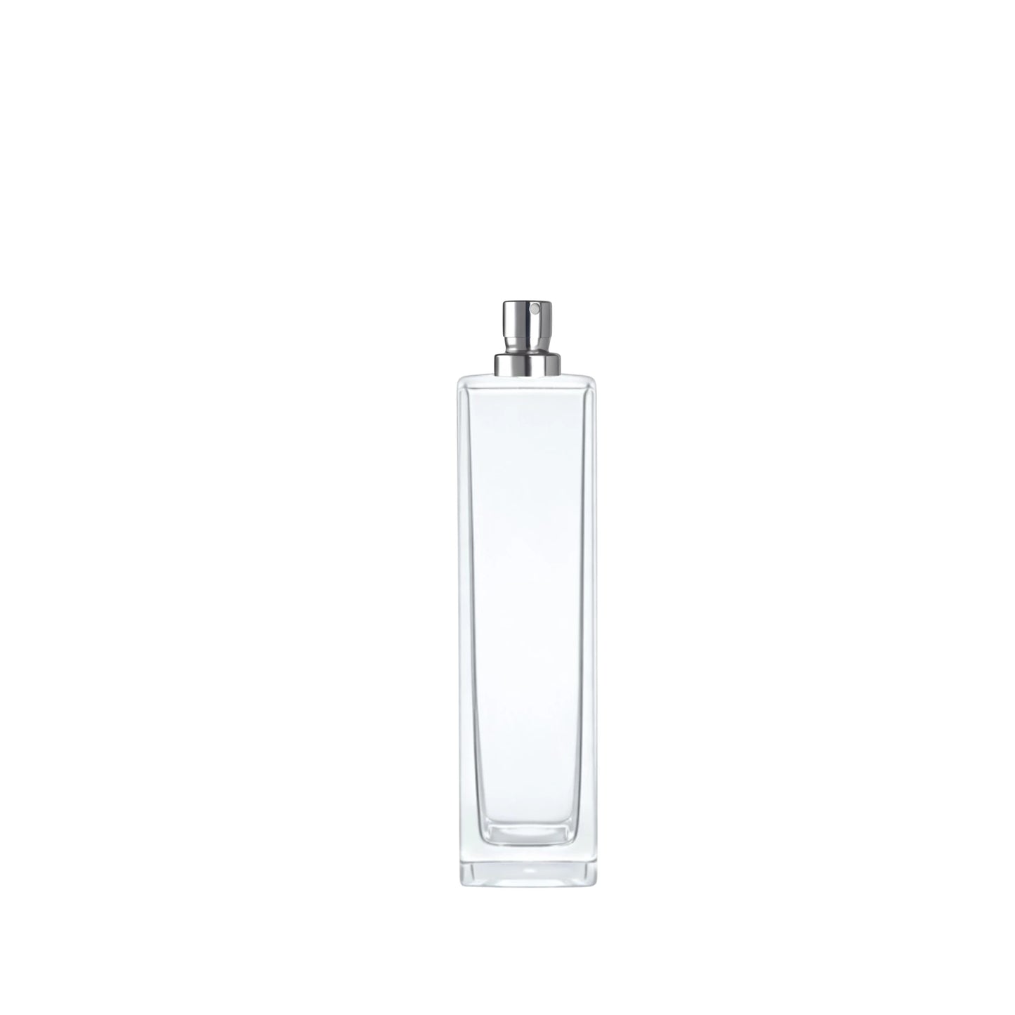 50ml Klee Clear Square Glass Bottle