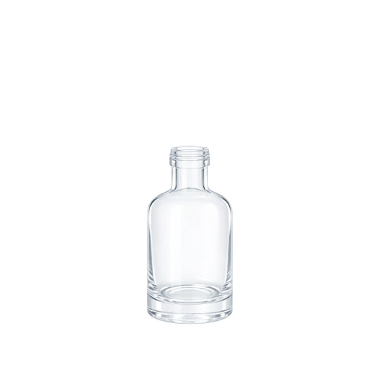 50ml Notturo Clear Round Glass Bottle