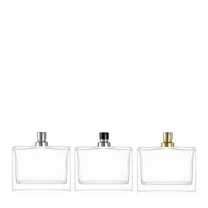 50ml Seurat Clear Rectangle Glass Bottle