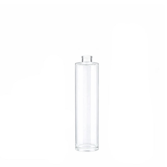 50ml Tall Cuban Clear Round Glass Bottle