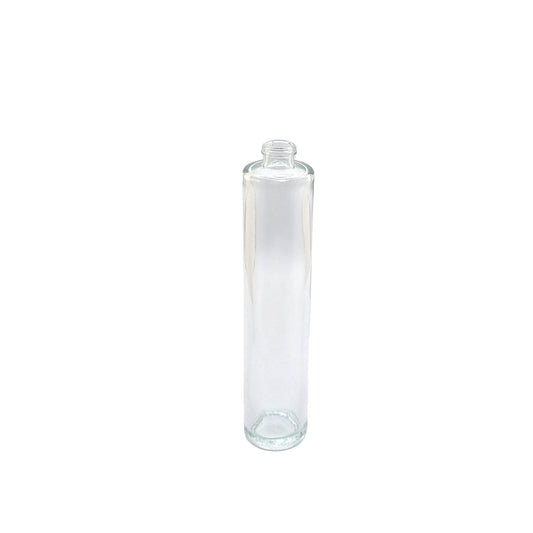 50ml Tall Cuban Clear Round Glass Bottle