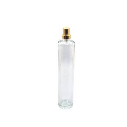 50ml Tall Cuban Clear Round Glass Bottle