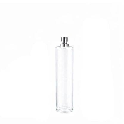 50ml Tall Cuban Clear Round Glass Bottle