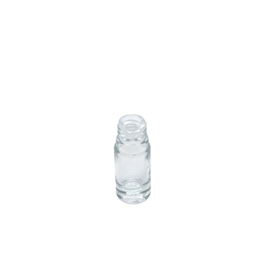 5ml Dropper Clear Round Glass Bottle